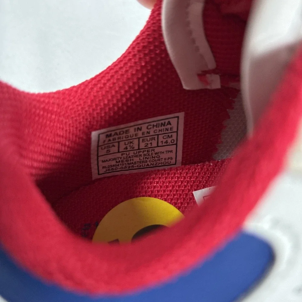 Polo Ralph Lauren Masters Court 11 PS Hook & Loop Toddler Sneaker Size 5 NWOB
